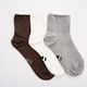 3-Pack Lastiksiz Çorap