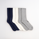 6-Pack Unicolor Regular Havlu Çorap - 2 Lacivert/2 Ekru/2 Gri