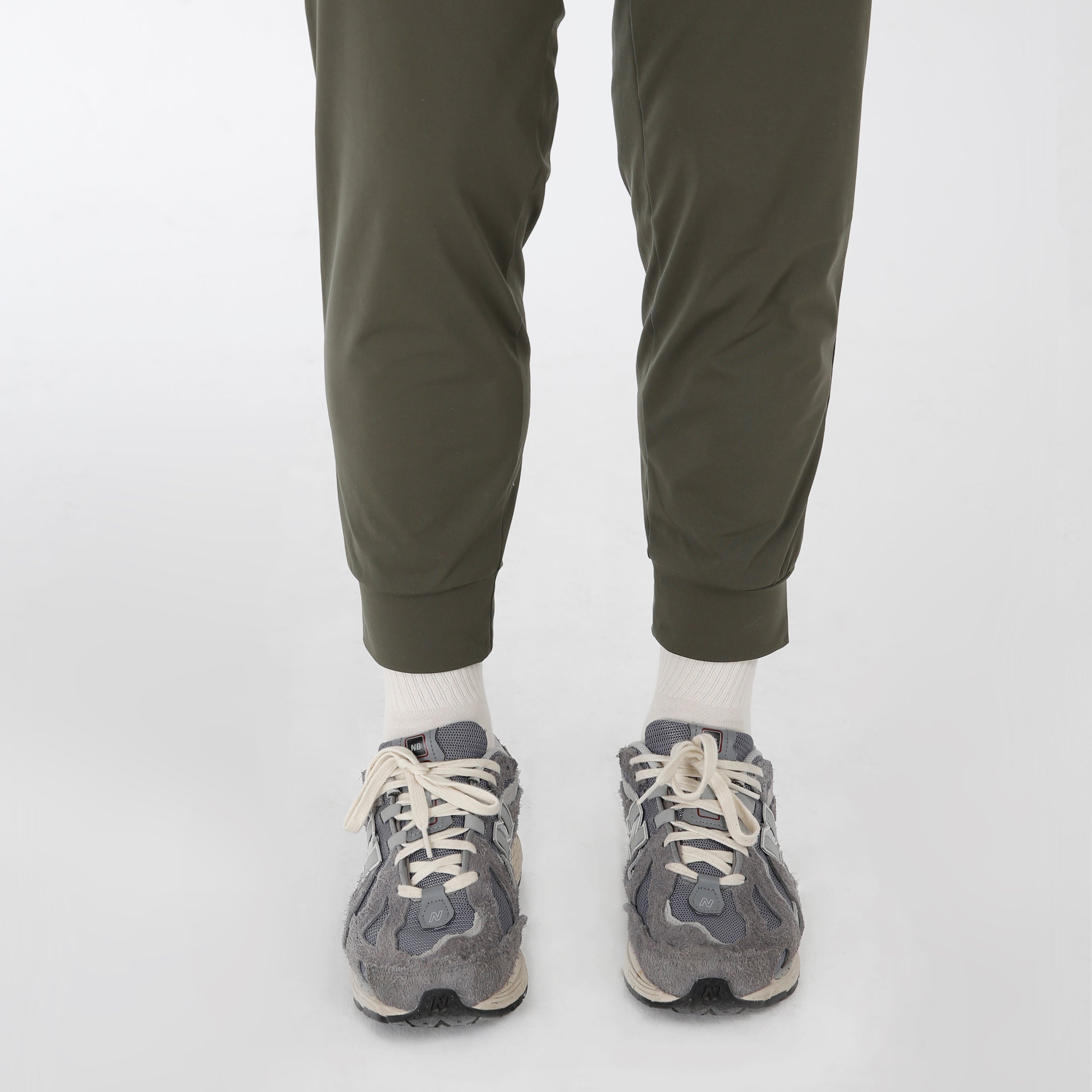 Unıcolor-Ecru Long Socks