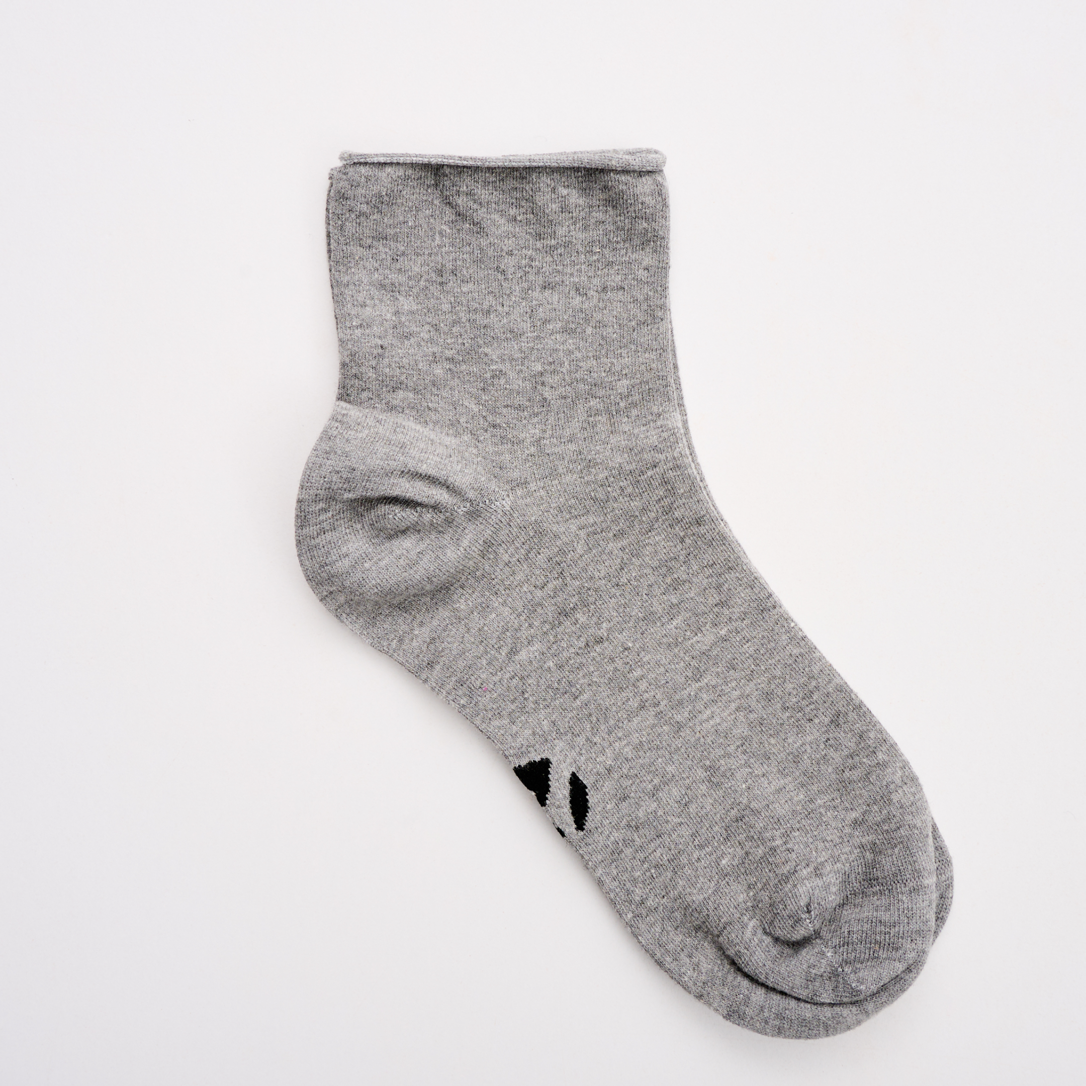 Lastiksiz Gri Çorap