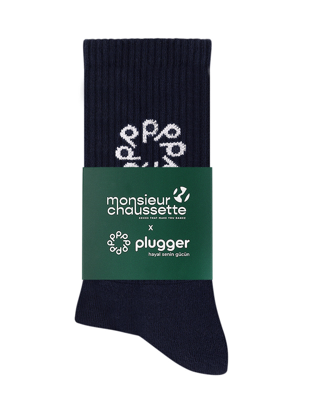 Plugger Community X Monsieur Chaussette - Deep Ocean Blue