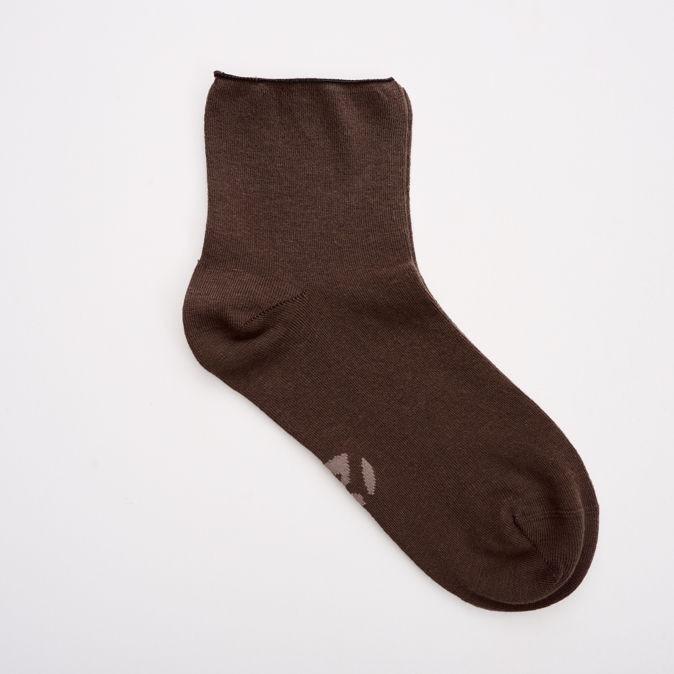 Lastiksiz Kahverengi Çorap