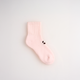 Pembe Unicolor Havlu Çorap