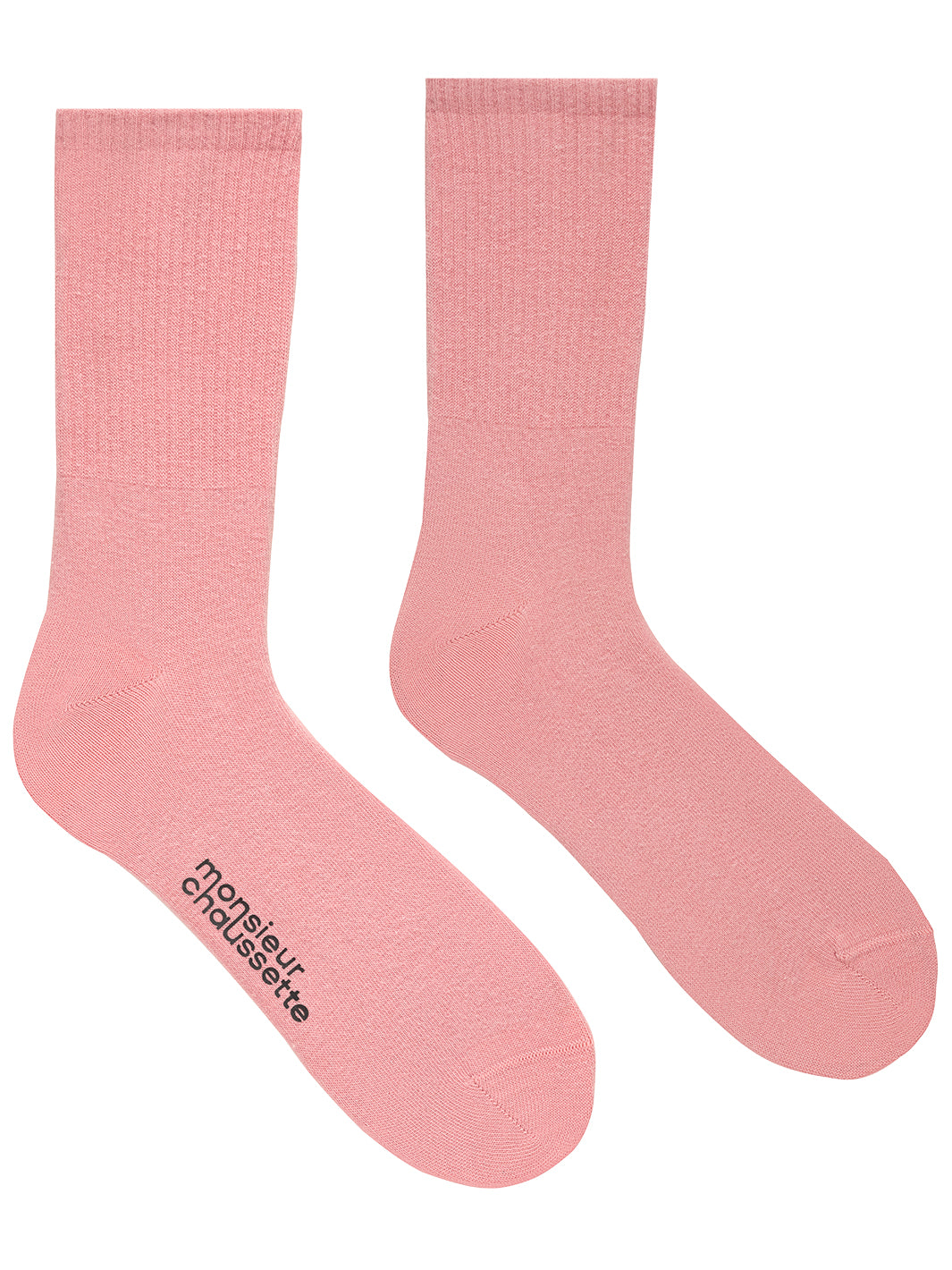 Unıcolor-Pınk Long Socks