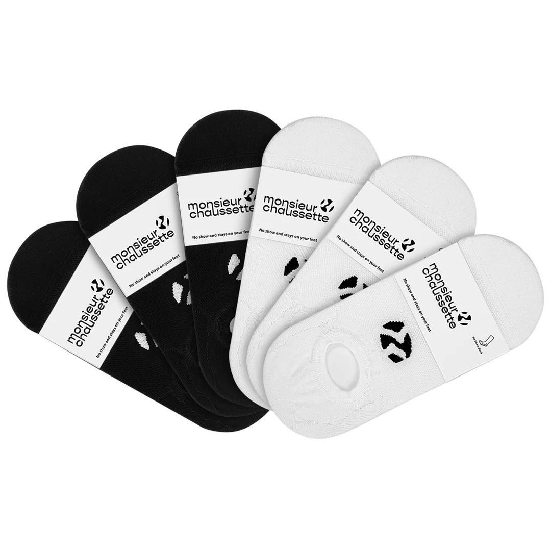 6-PACK NO SHOW SOCKS