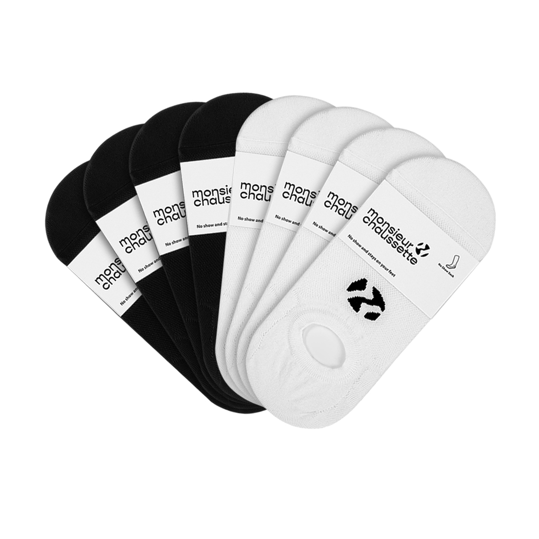 8-PACK NO SHOW SOCKS