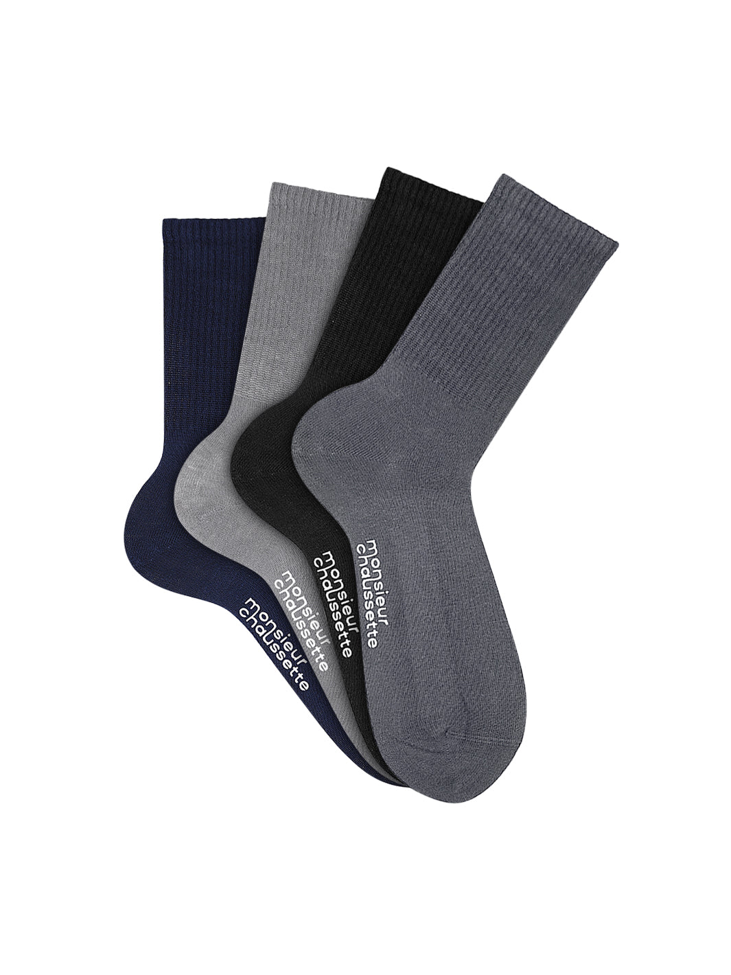 4- PACK UNICOLOR SOCKS