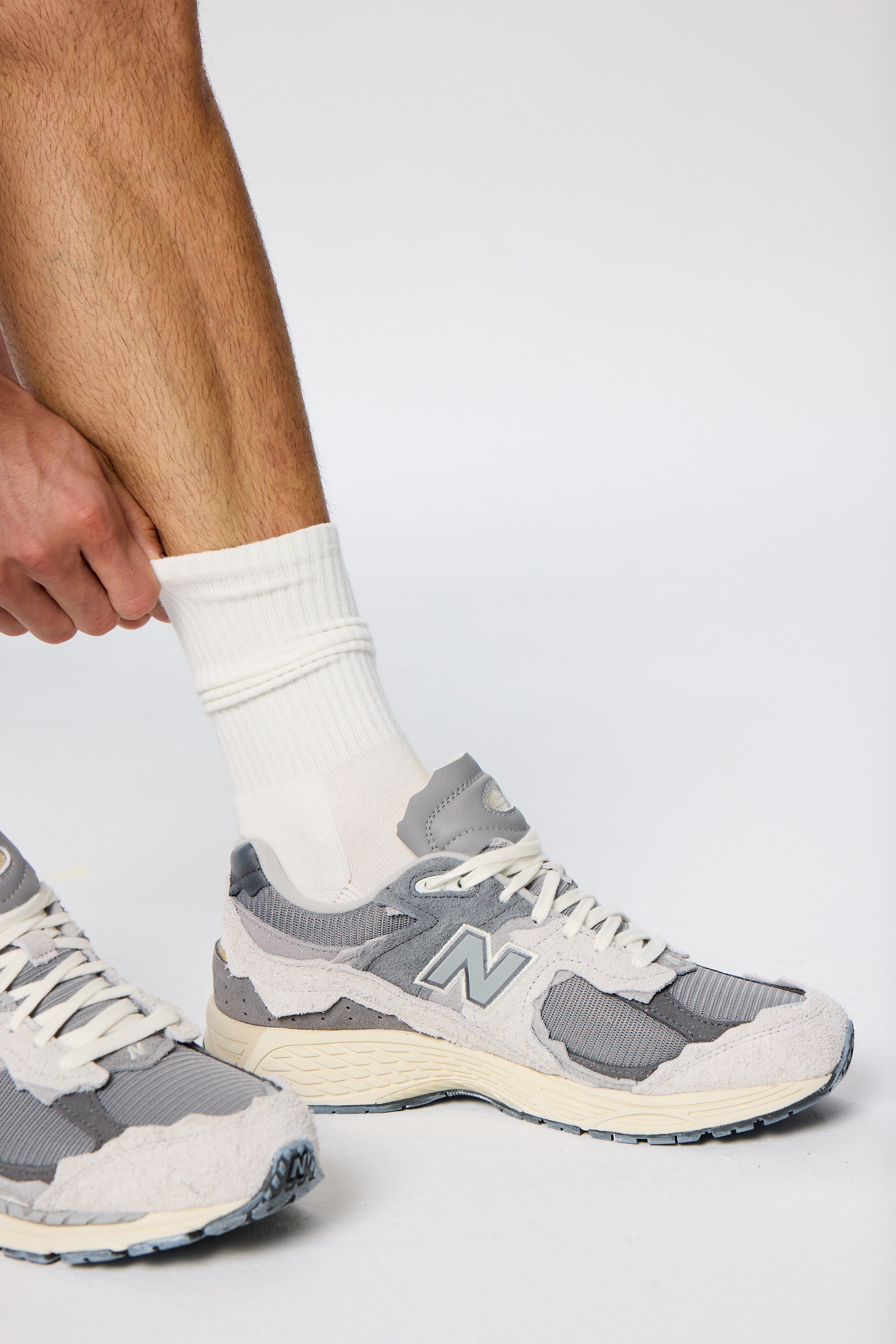 Ekru Unicolor Regular Havlu Çorap