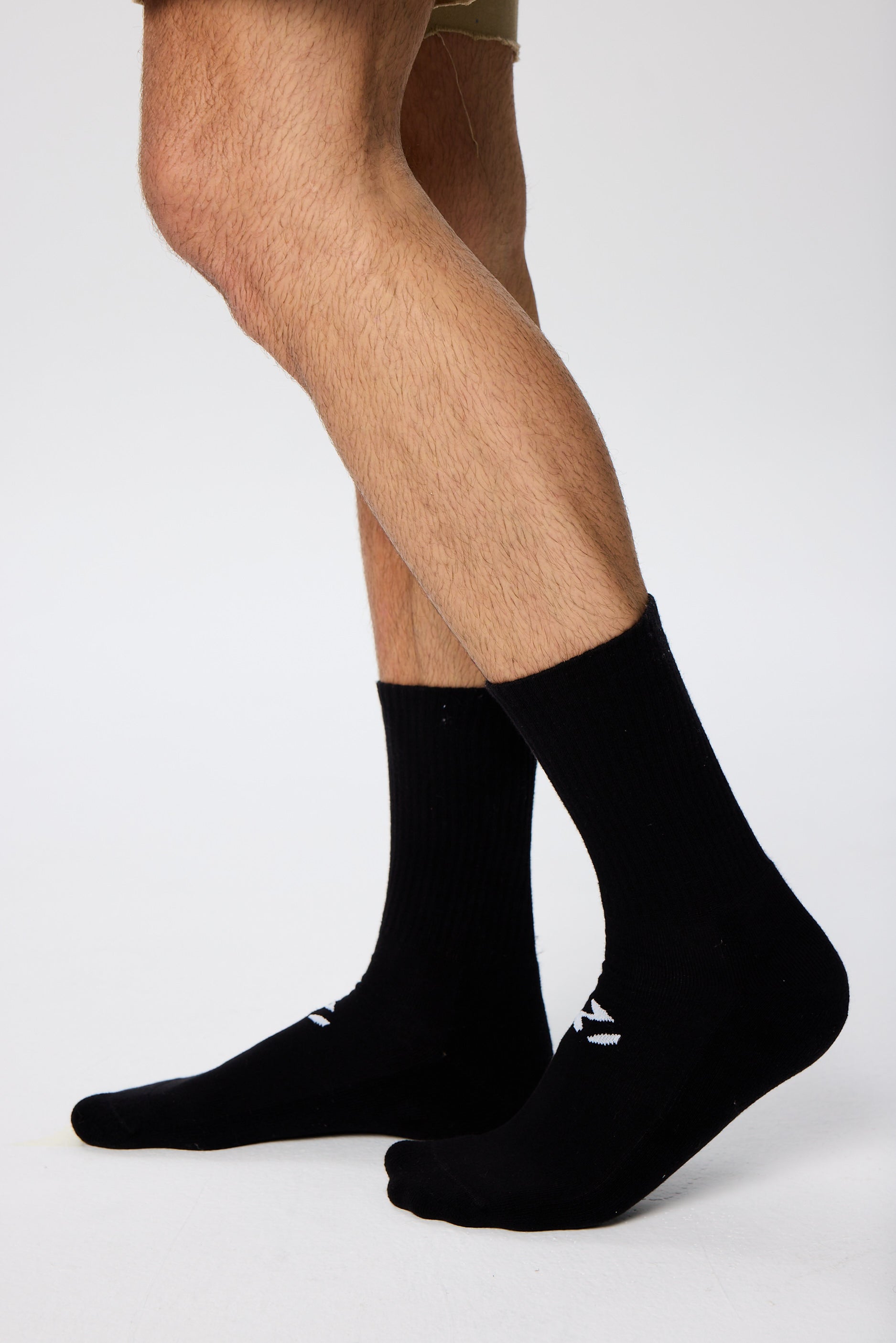 6-Pack Unicolor Regular Havlu Çorap - 6 Siyah