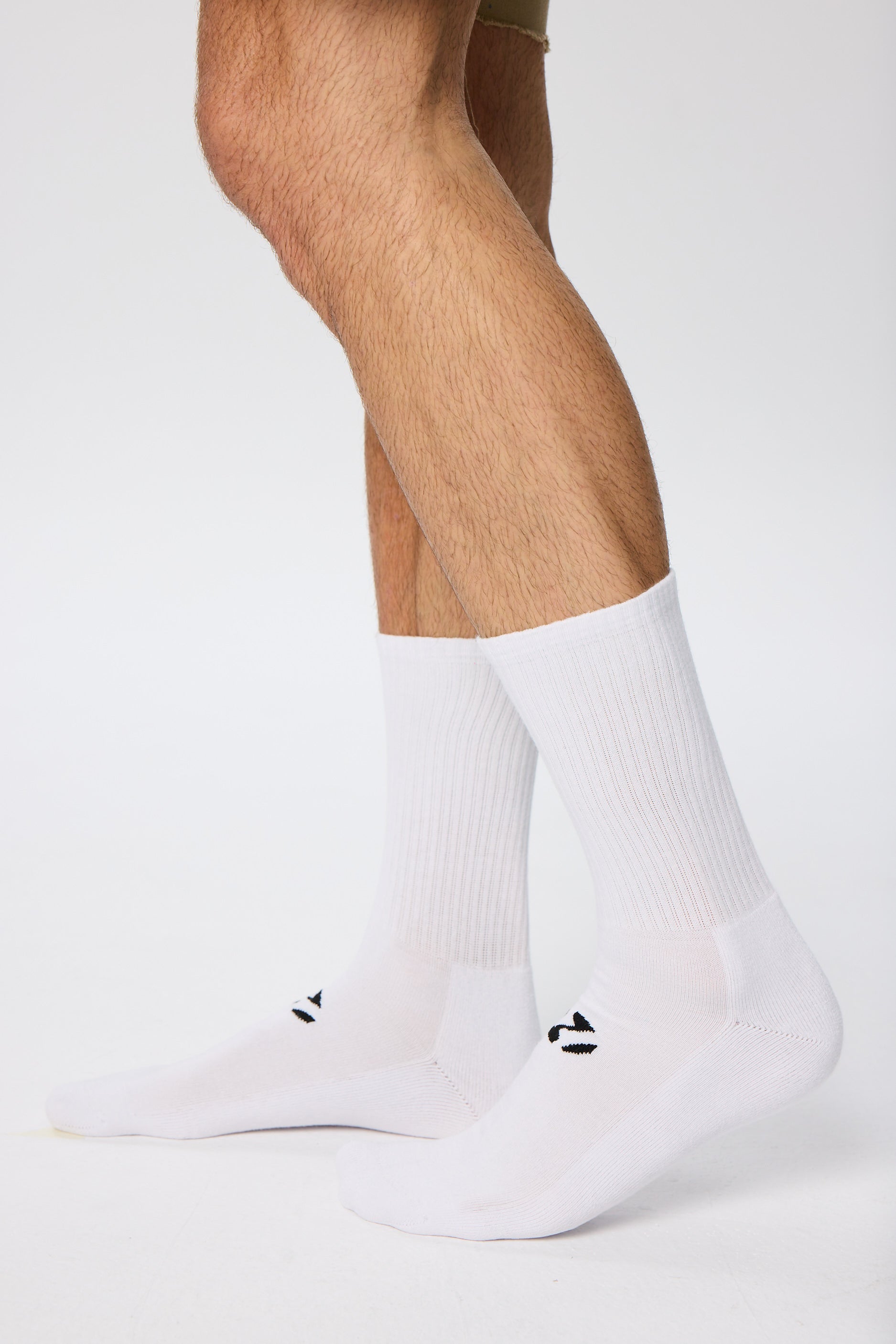 Beyaz Unicolor Regular Havlu Çorap