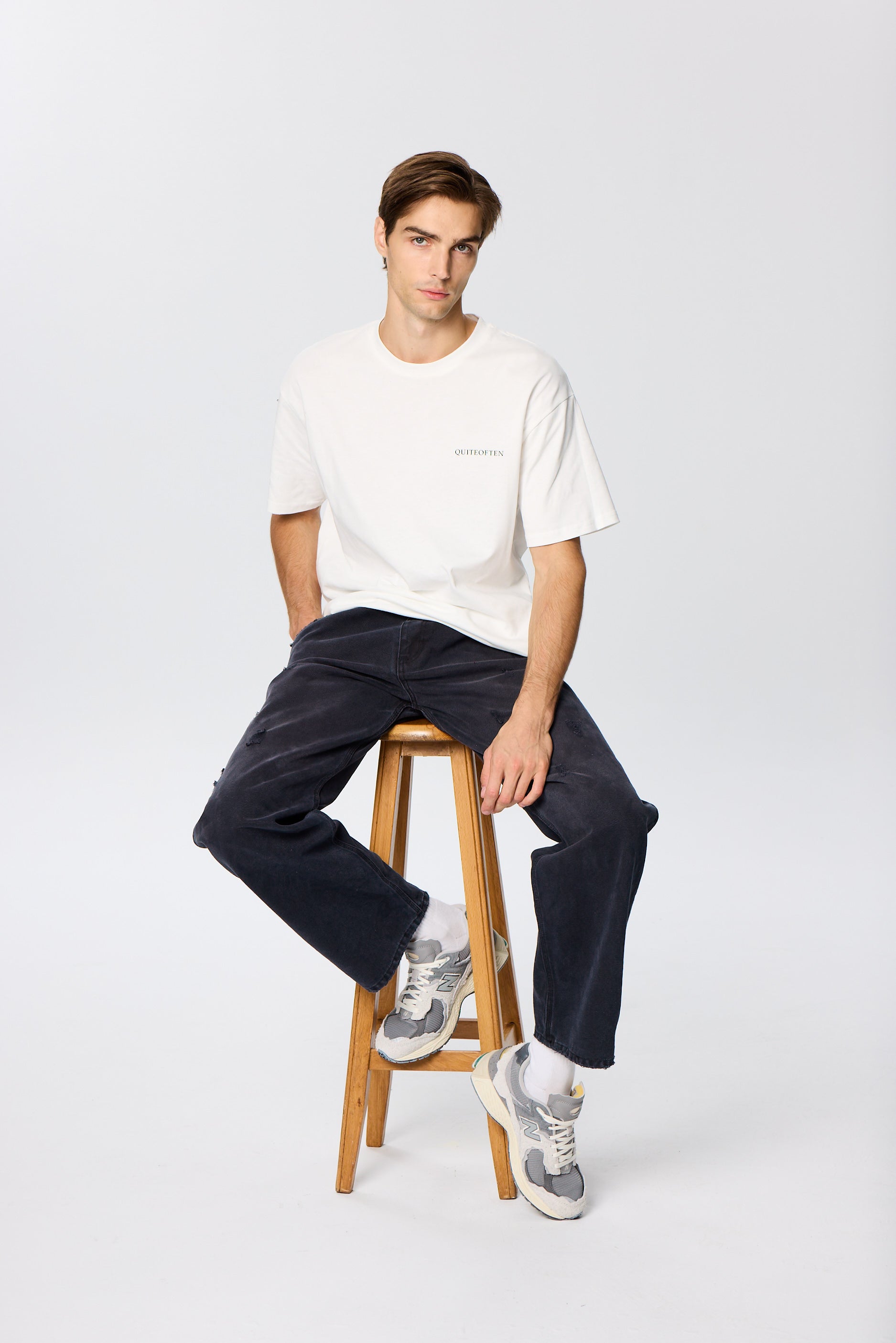 Ekru Unicolor Regular Havlu Çorap