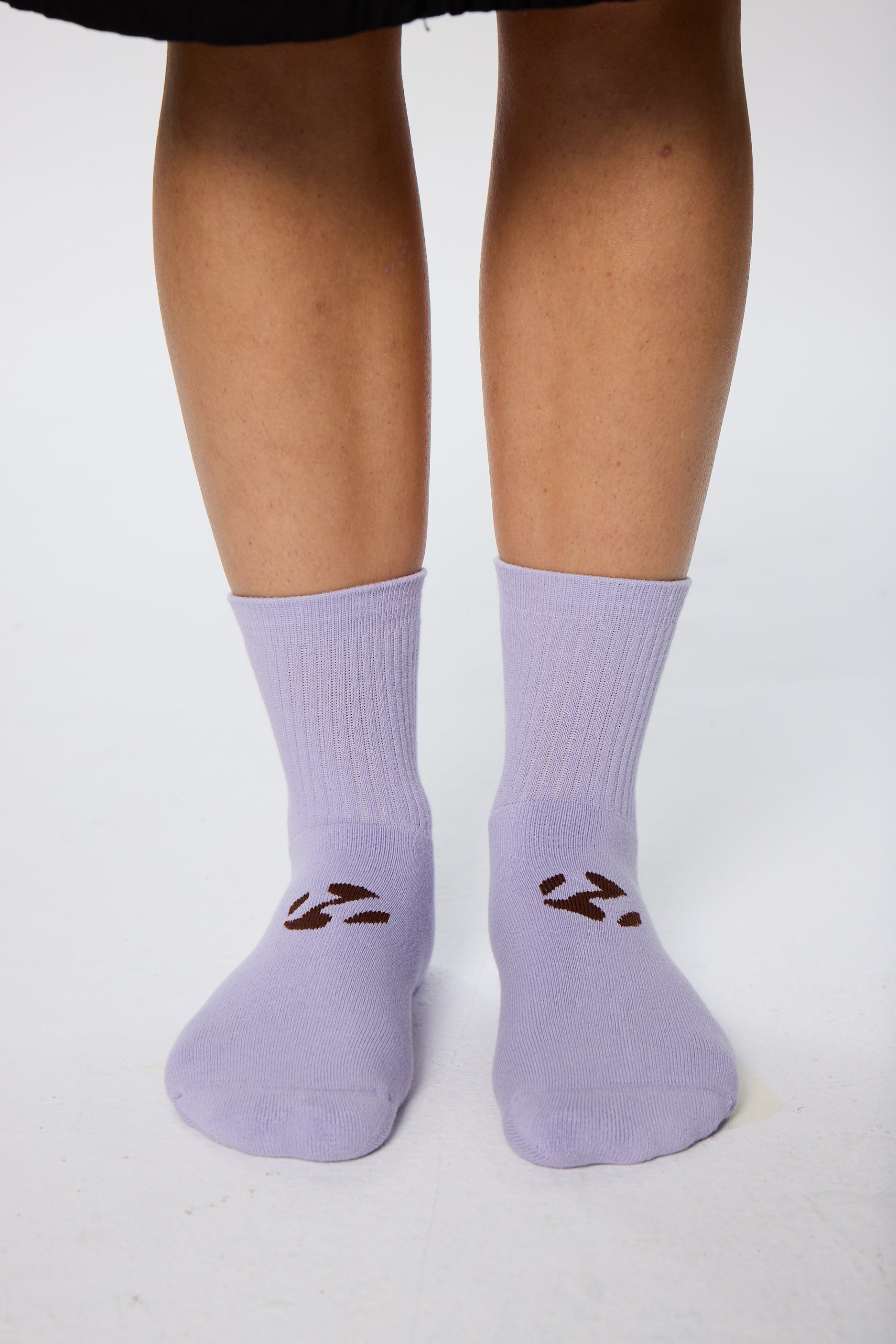 6-Pack Unicolor Half Havlu Çorap - 2 Gri/2 Pembe/2 Lila