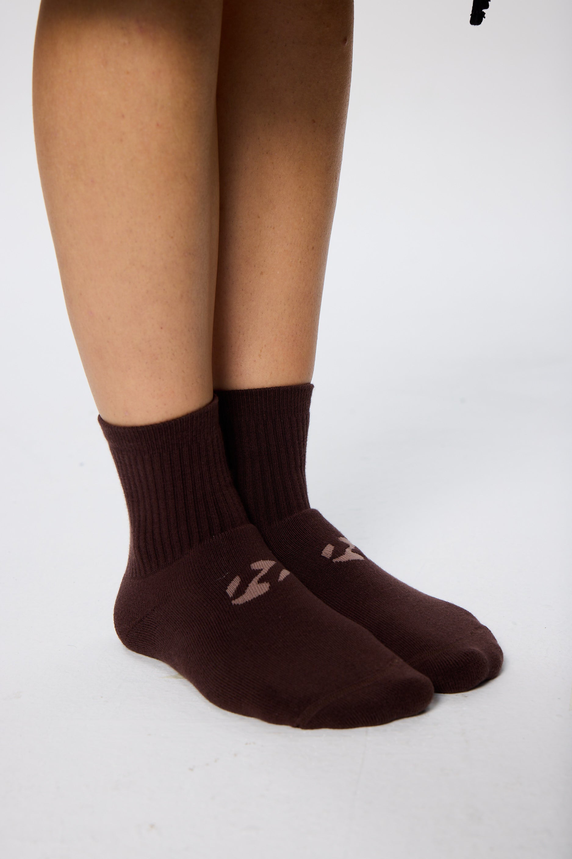 Kahverengi Unicolor Havlu Çorap