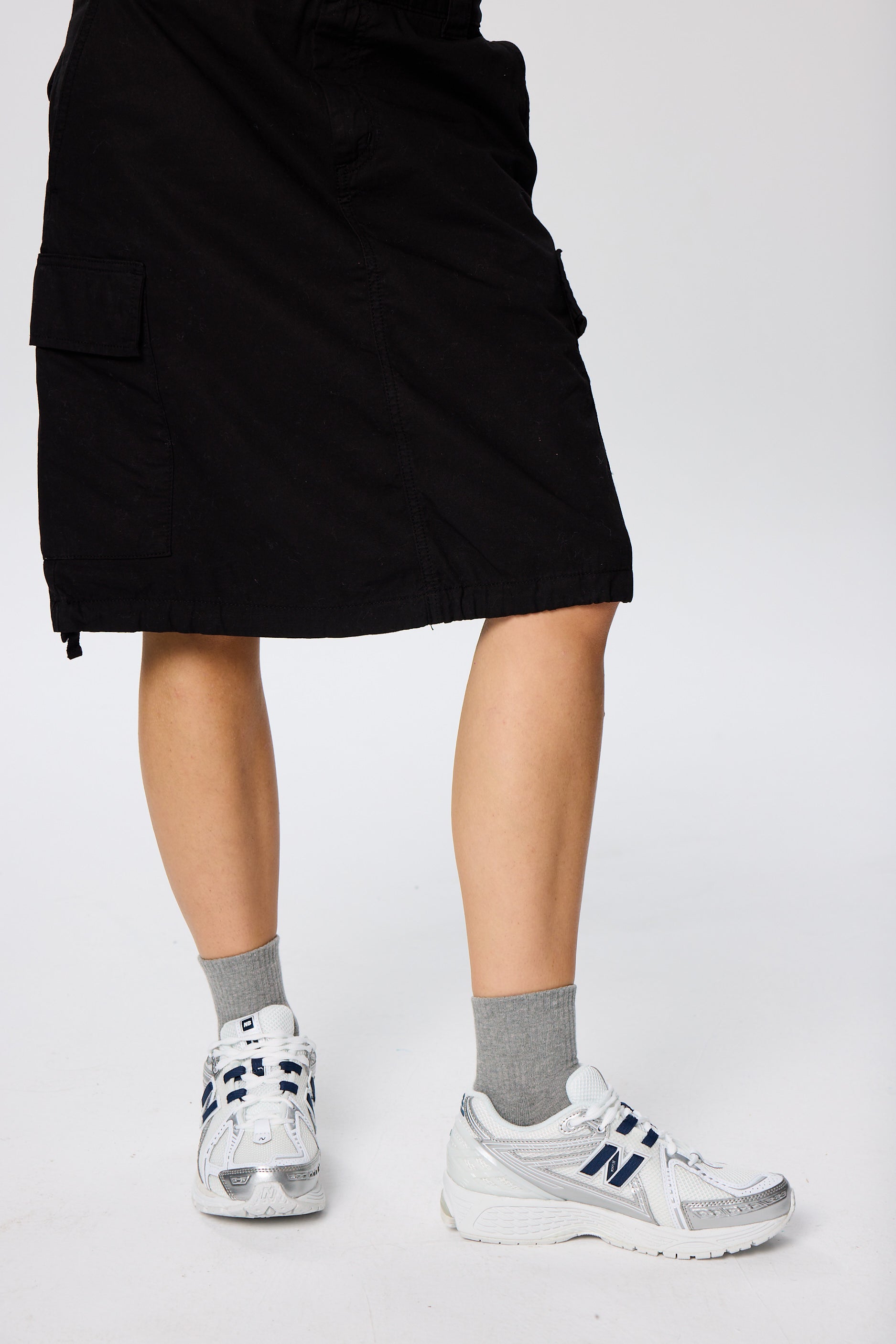 Gri Unicolor Quarter Havlu Çorap