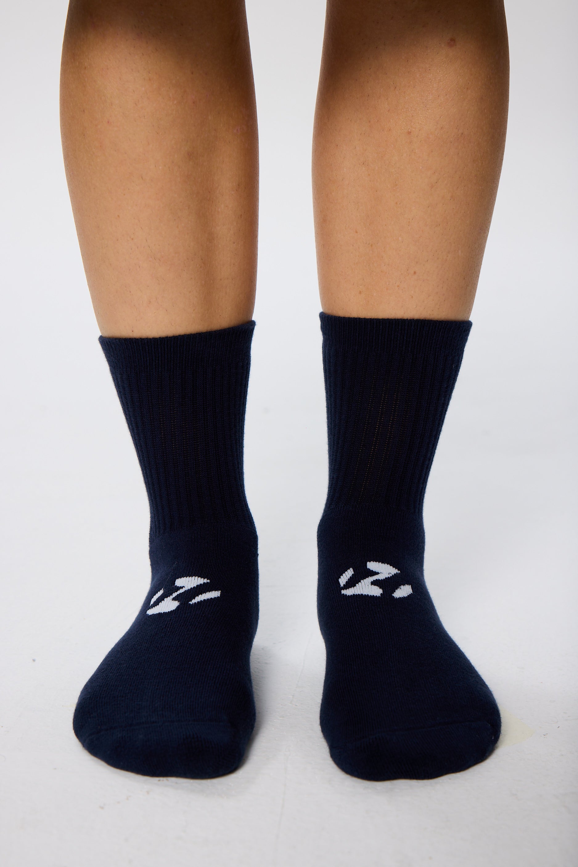 3-Pack Unicolor Half Havlu Çorap - Mavi/Lacivert/Gri