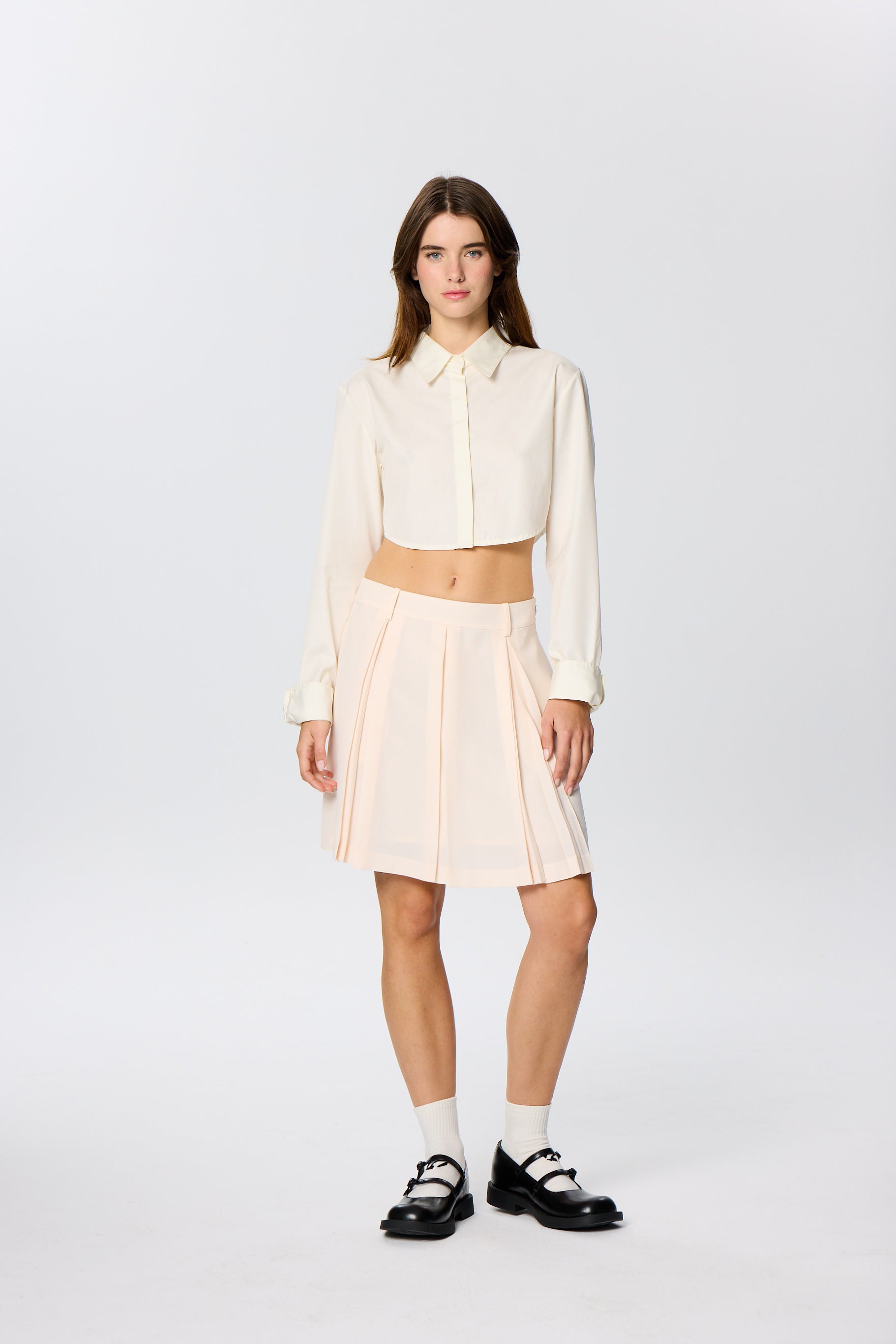 Ekru Unicolor Quarter Havlu Çorap