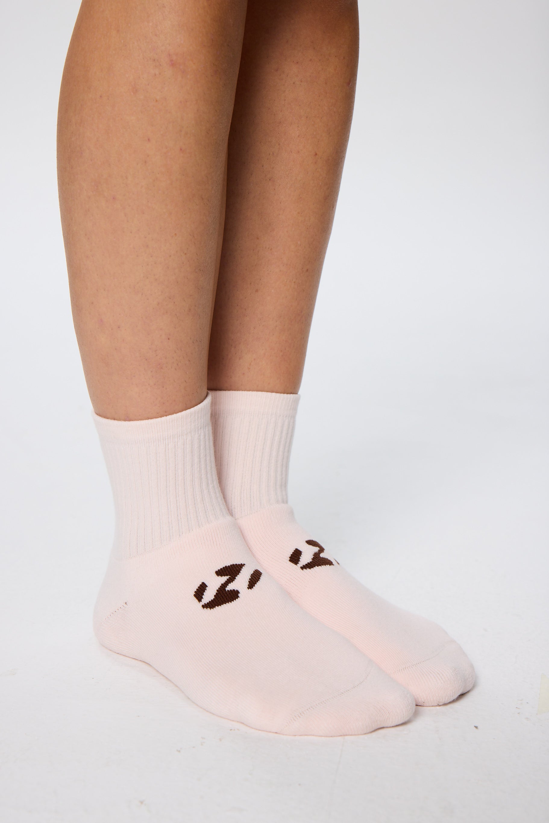 Pembe Unicolor Havlu Çorap