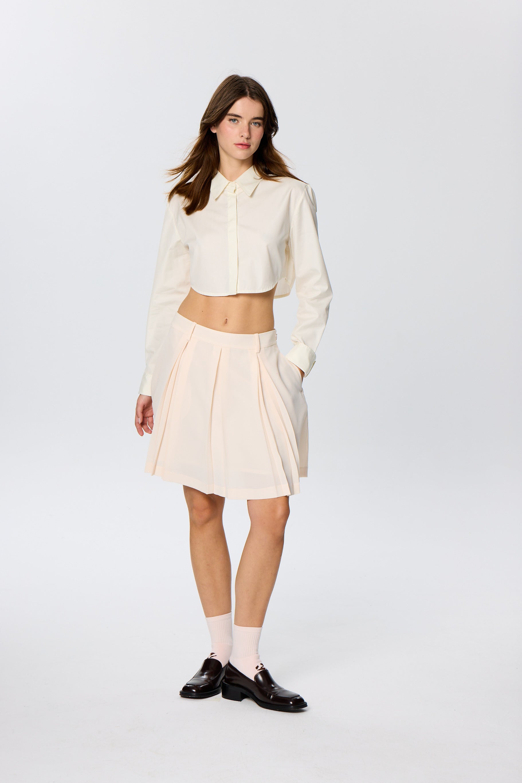 Pembe Unicolor Havlu Çorap