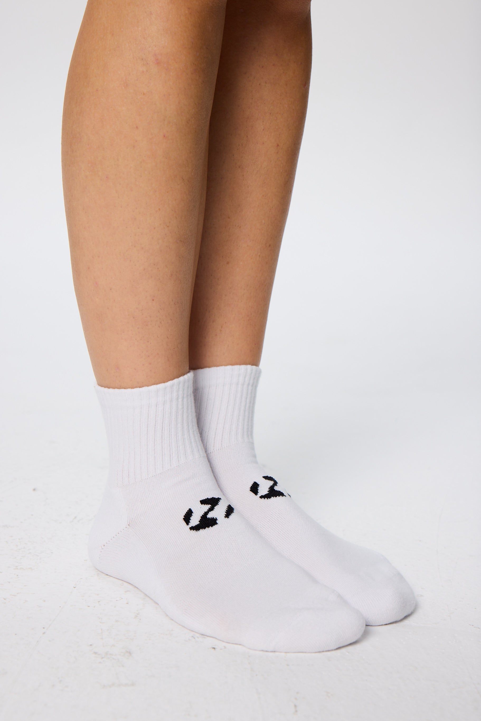 Beyaz Unicolor Quarter Havlu Çorap
