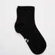Lastiksiz Siyah Çorap