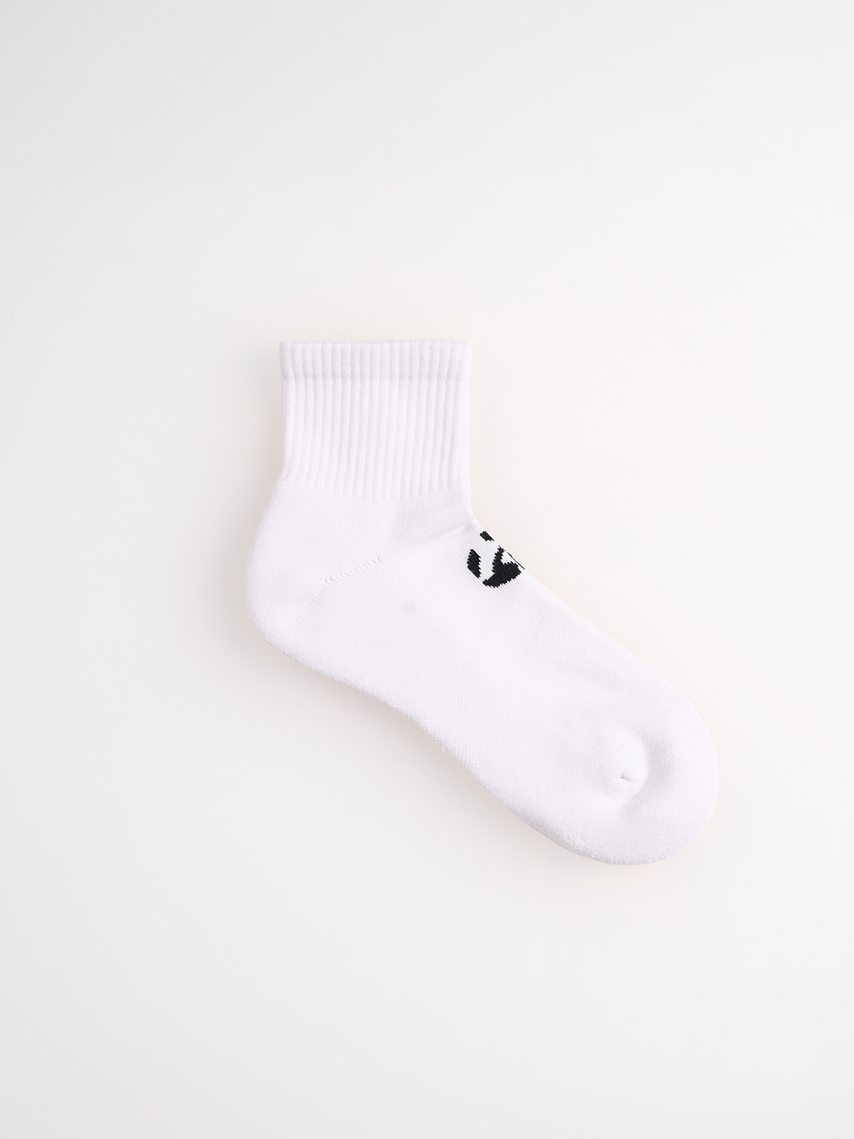 Beyaz Unicolor Quarter Havlu Çorap