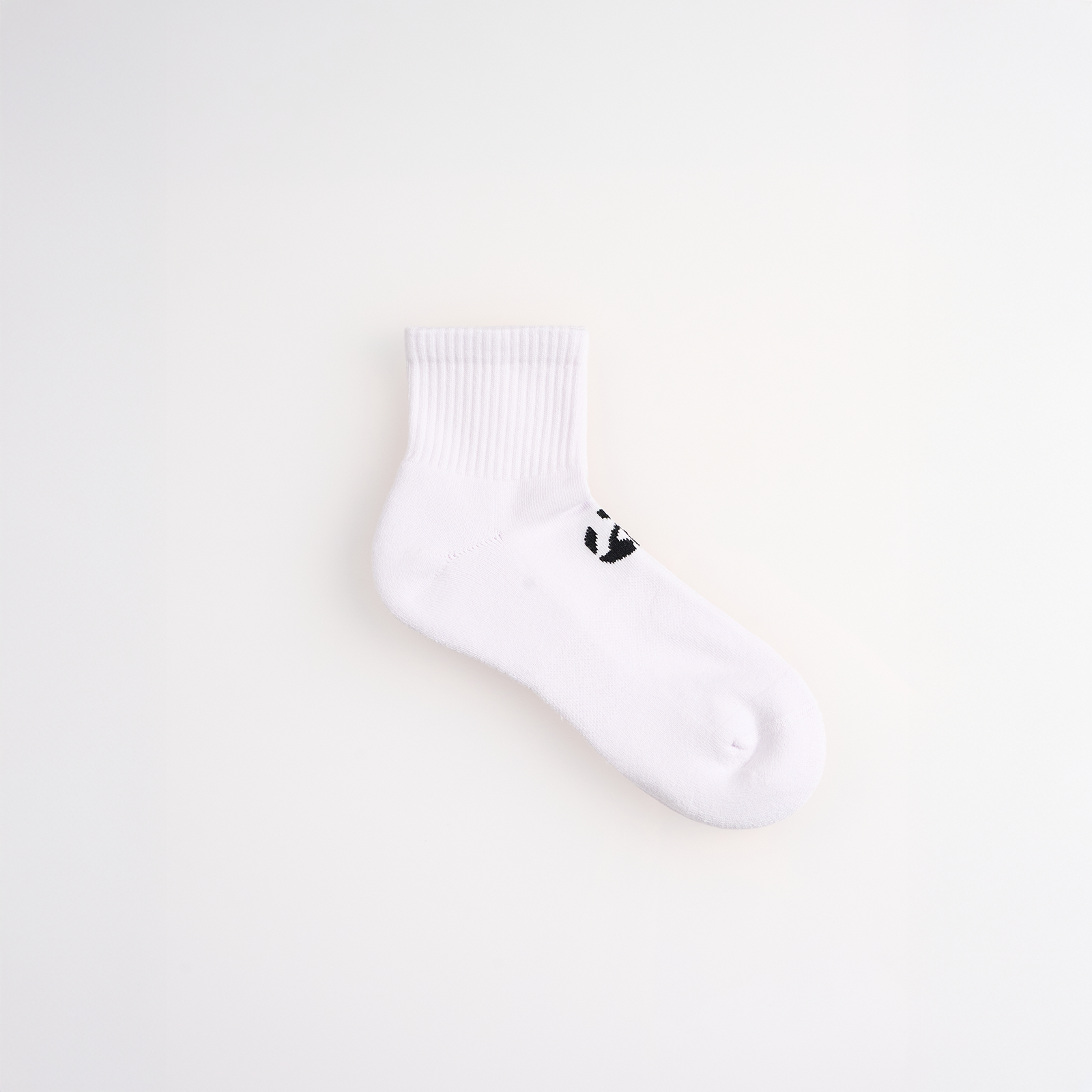 Beyaz Unicolor Quarter Havlu Çorap