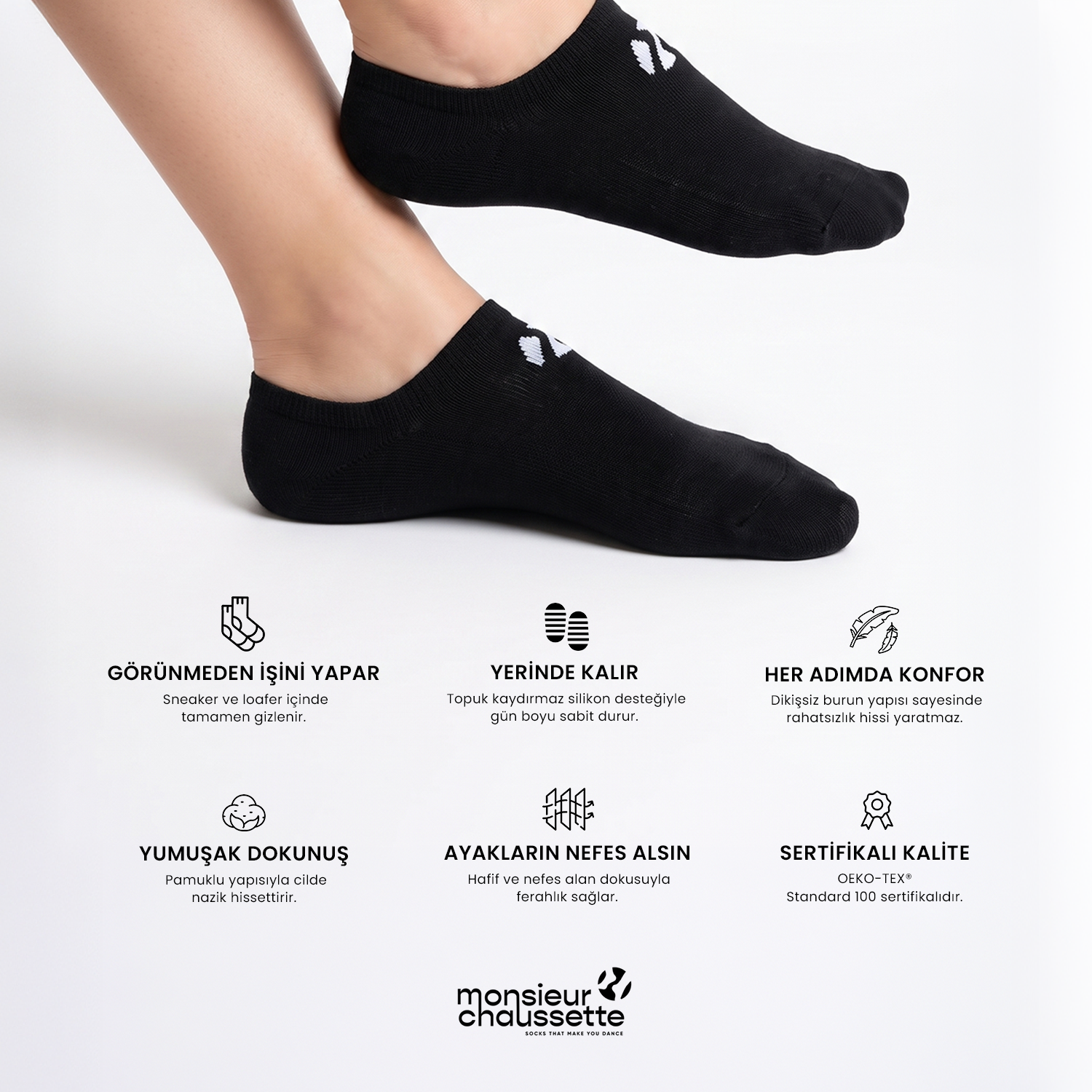 8-PACK NO SHOW SOCKS