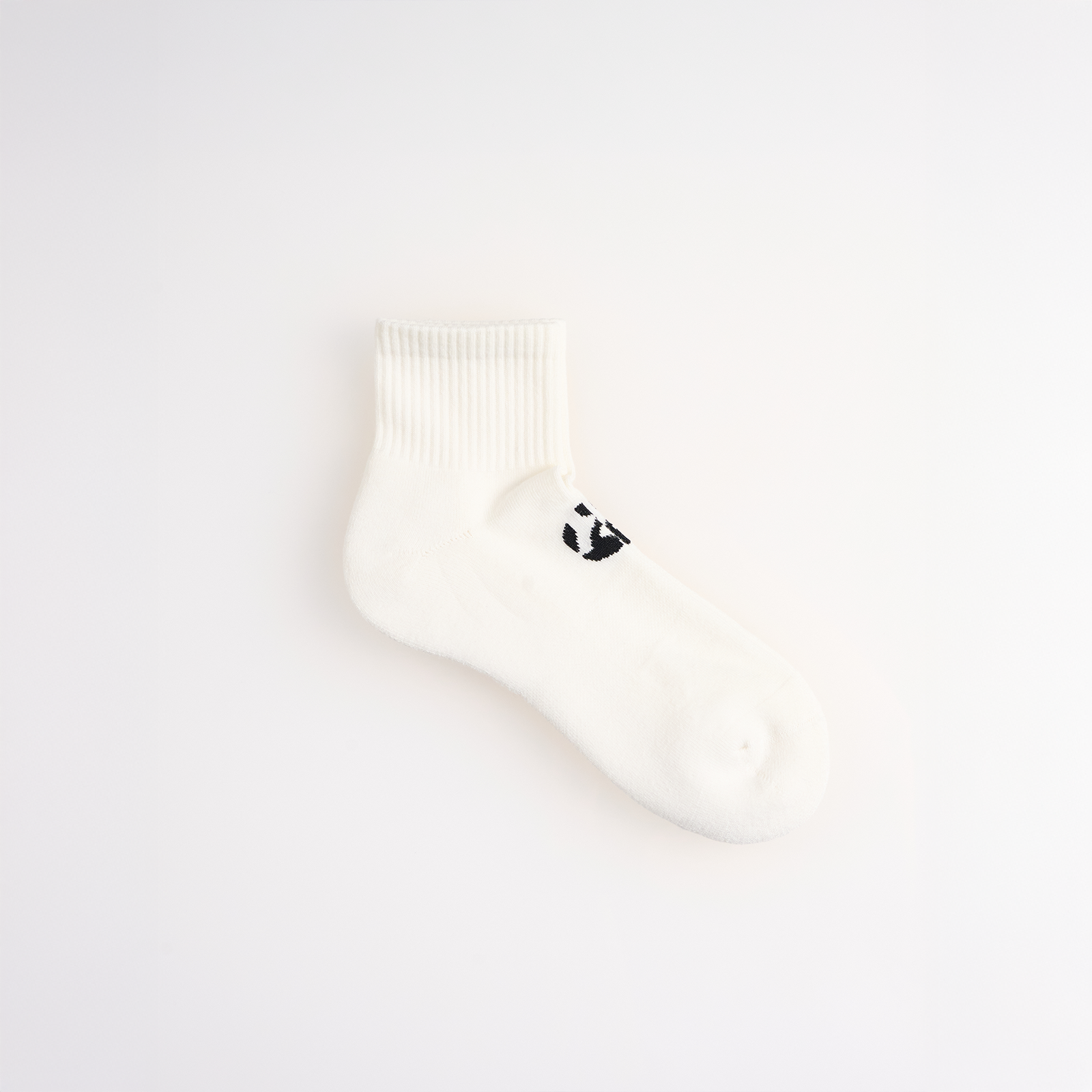 Ekru Unicolor Quarter Havlu Çorap