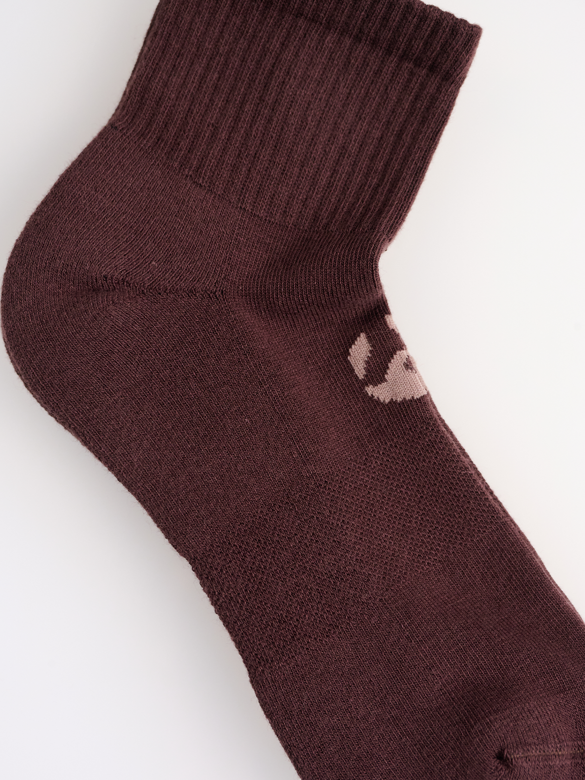 Kahverengi Unicolor Quarter Havlu Çorap