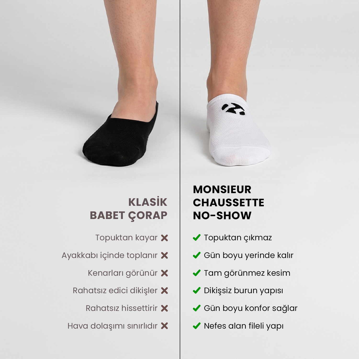 8-PACK NO SHOW SOCKS