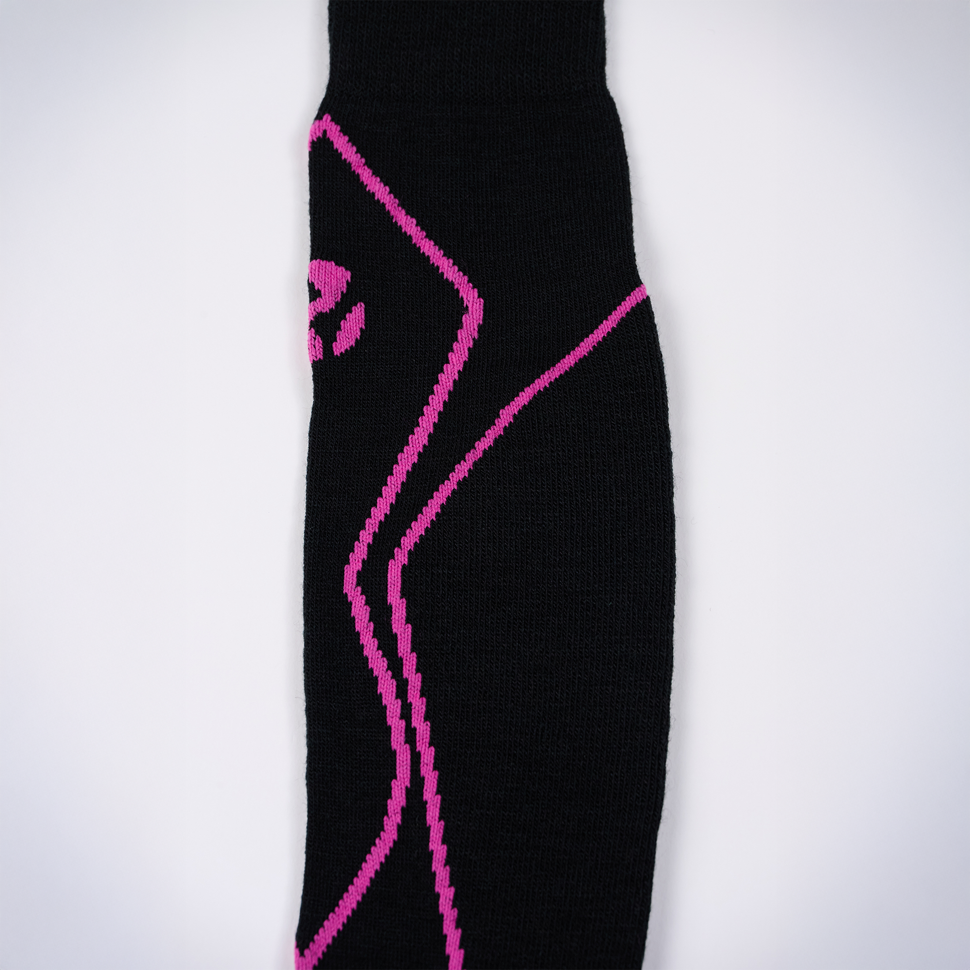 ThermoTech Merino Ski Socks Siyah Pembe