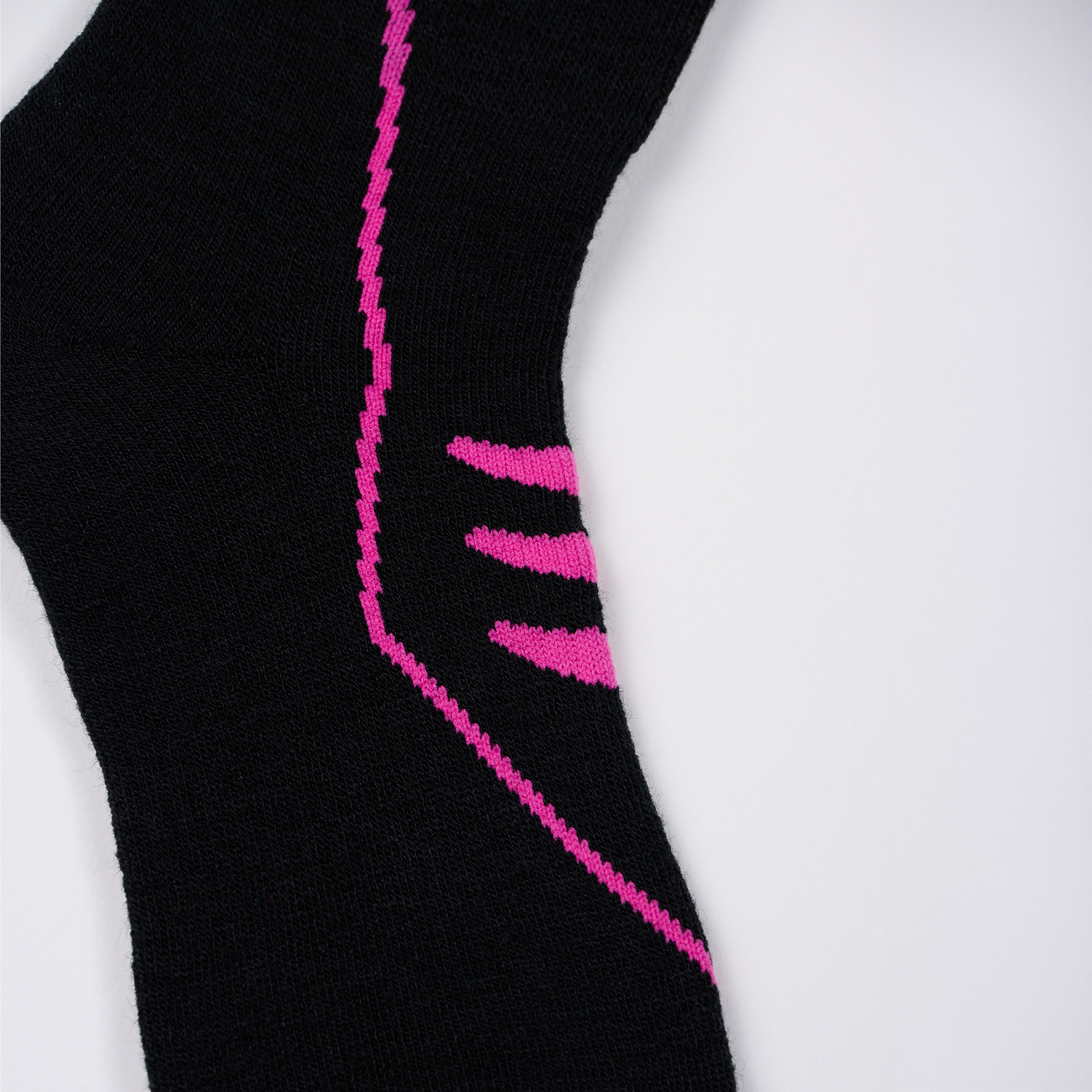 ThermoTech Merino Ski Socks Siyah Pembe