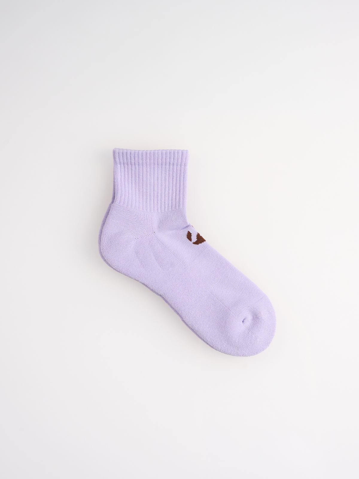Lila Unicolor Quarter Havlu Çorap