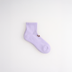 Lila Unicolor Quarter Havlu Çorap