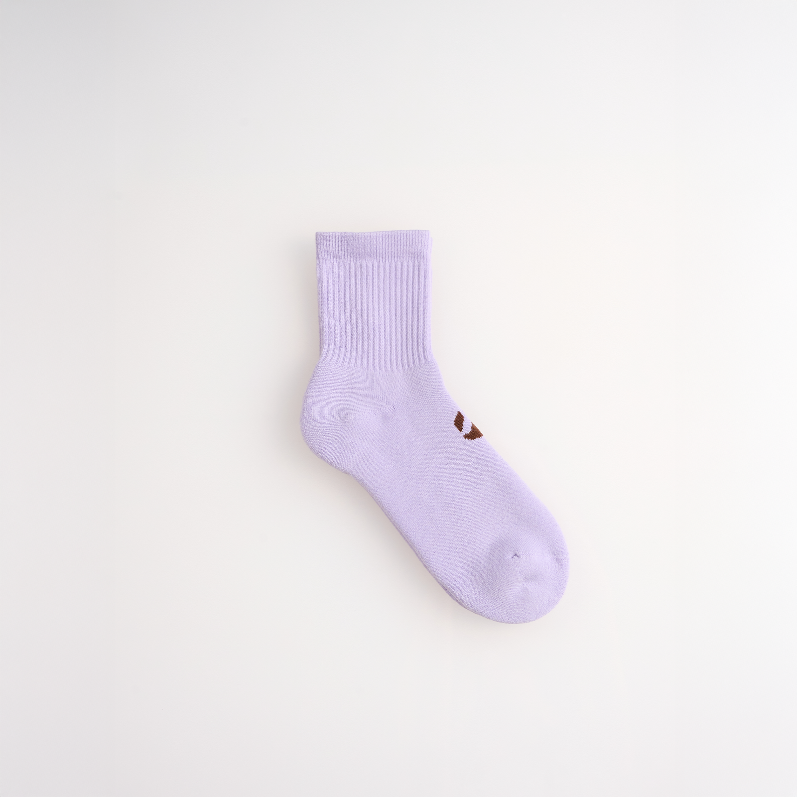 Lila Unicolor Havlu Çorap