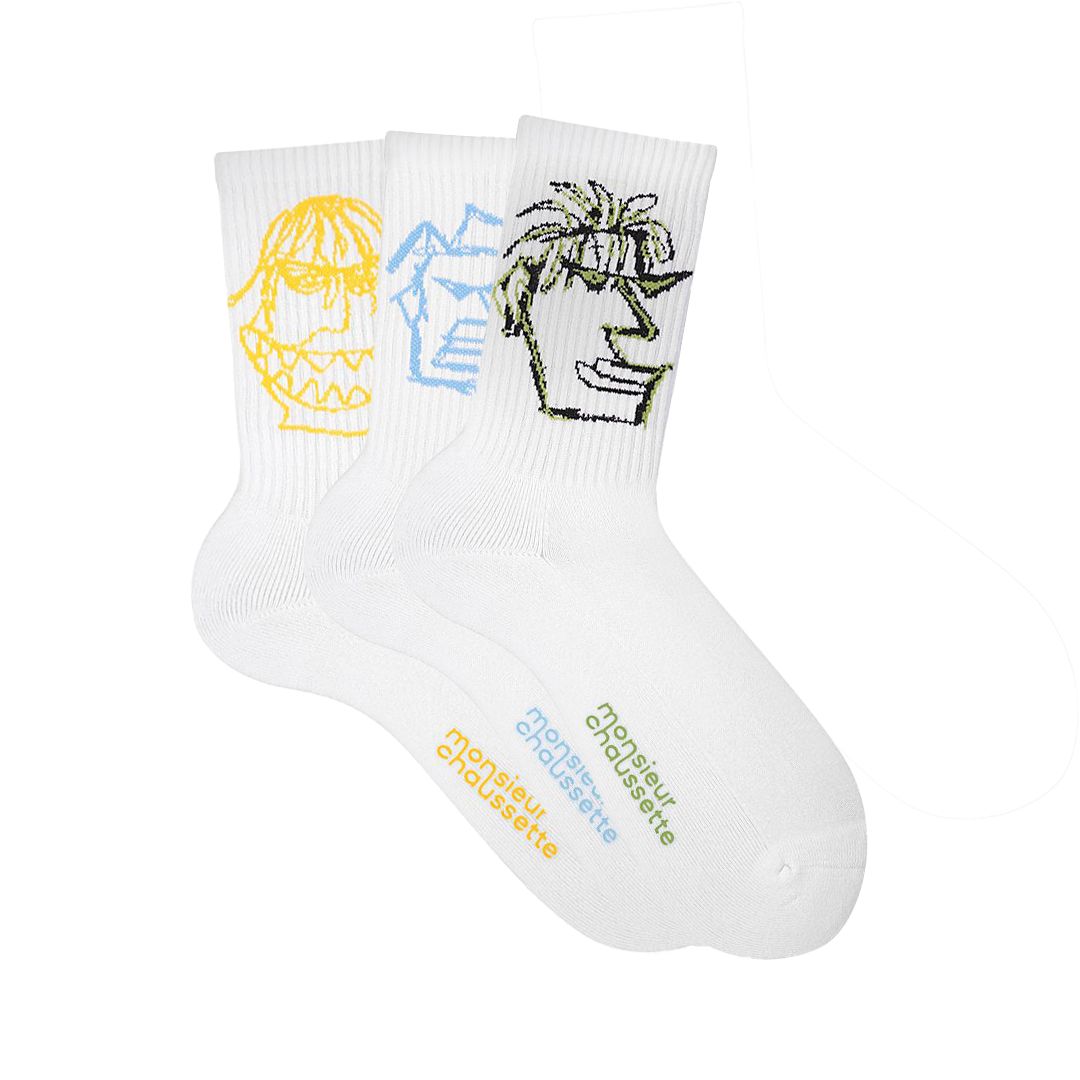 3-PACK REGULAR SOCKS