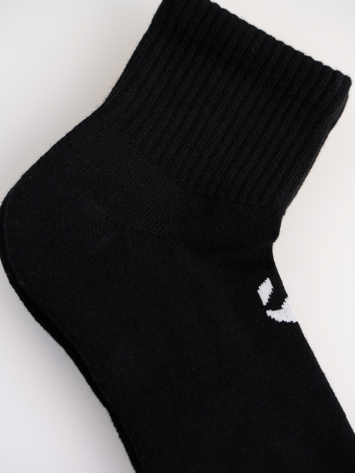 Siyah Unicolor Quarter Havlu Çorap