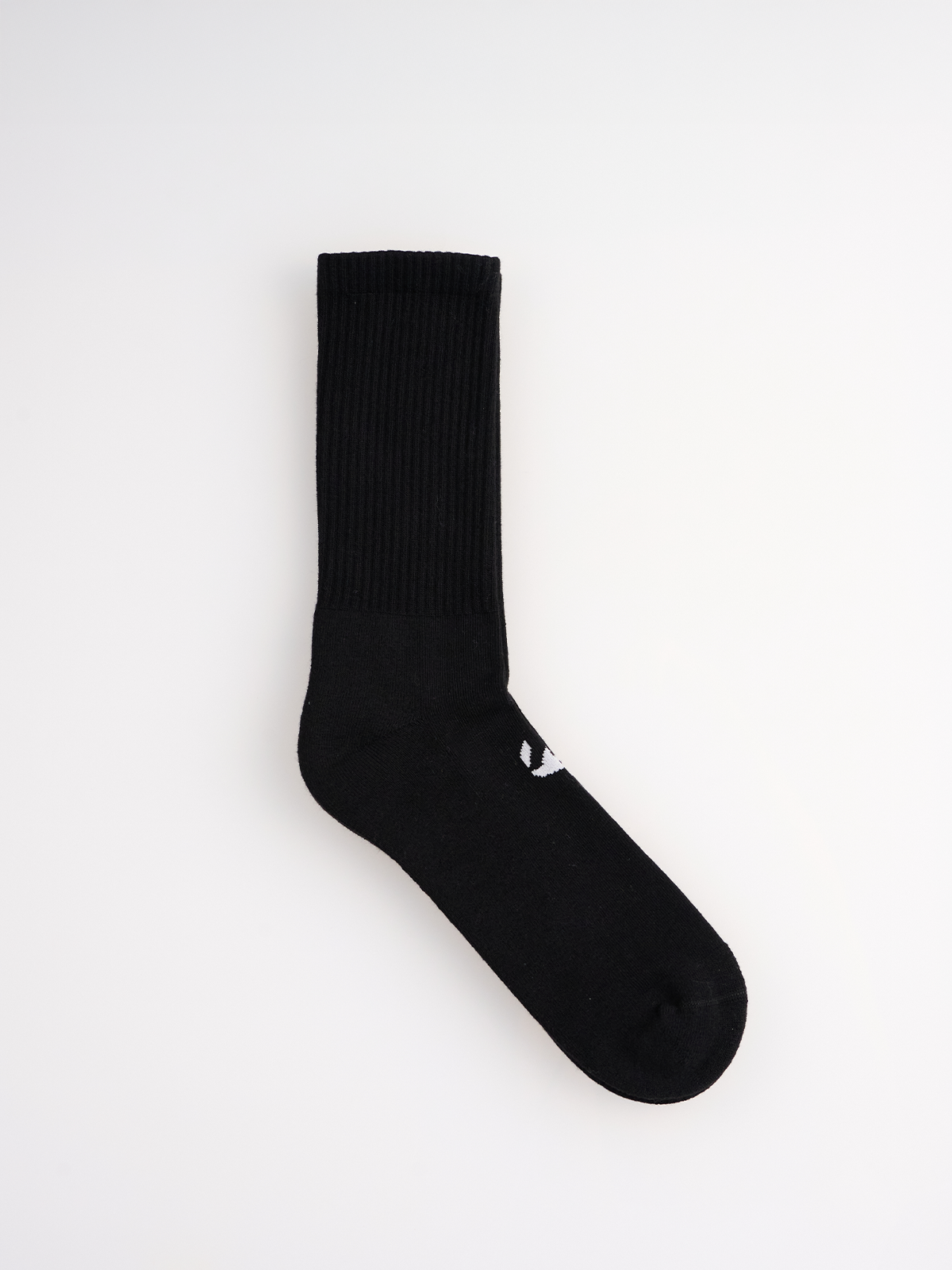 Siyah Unicolor Regular Havlu Çorap