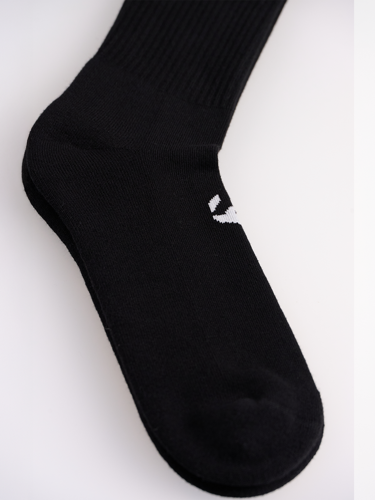 Siyah Unicolor Regular Havlu Çorap