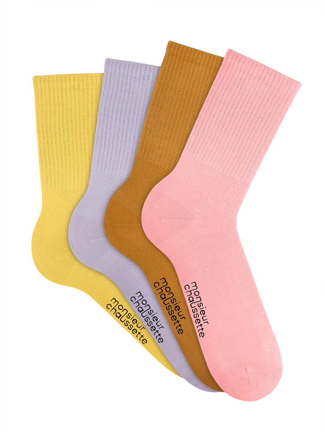 4- PACK UNICOLOR SOCKS