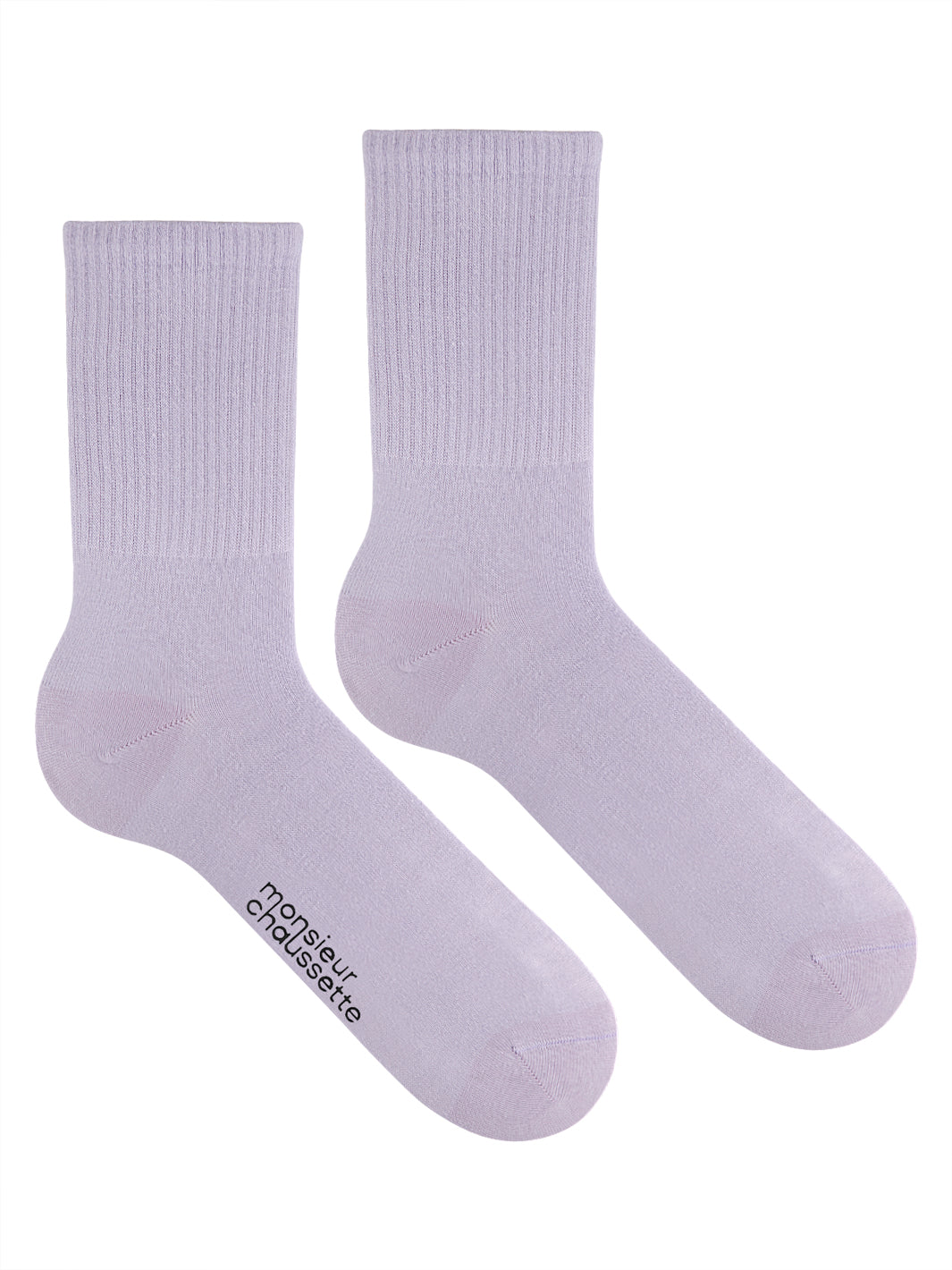 Unicolor-Lilac Long Socks