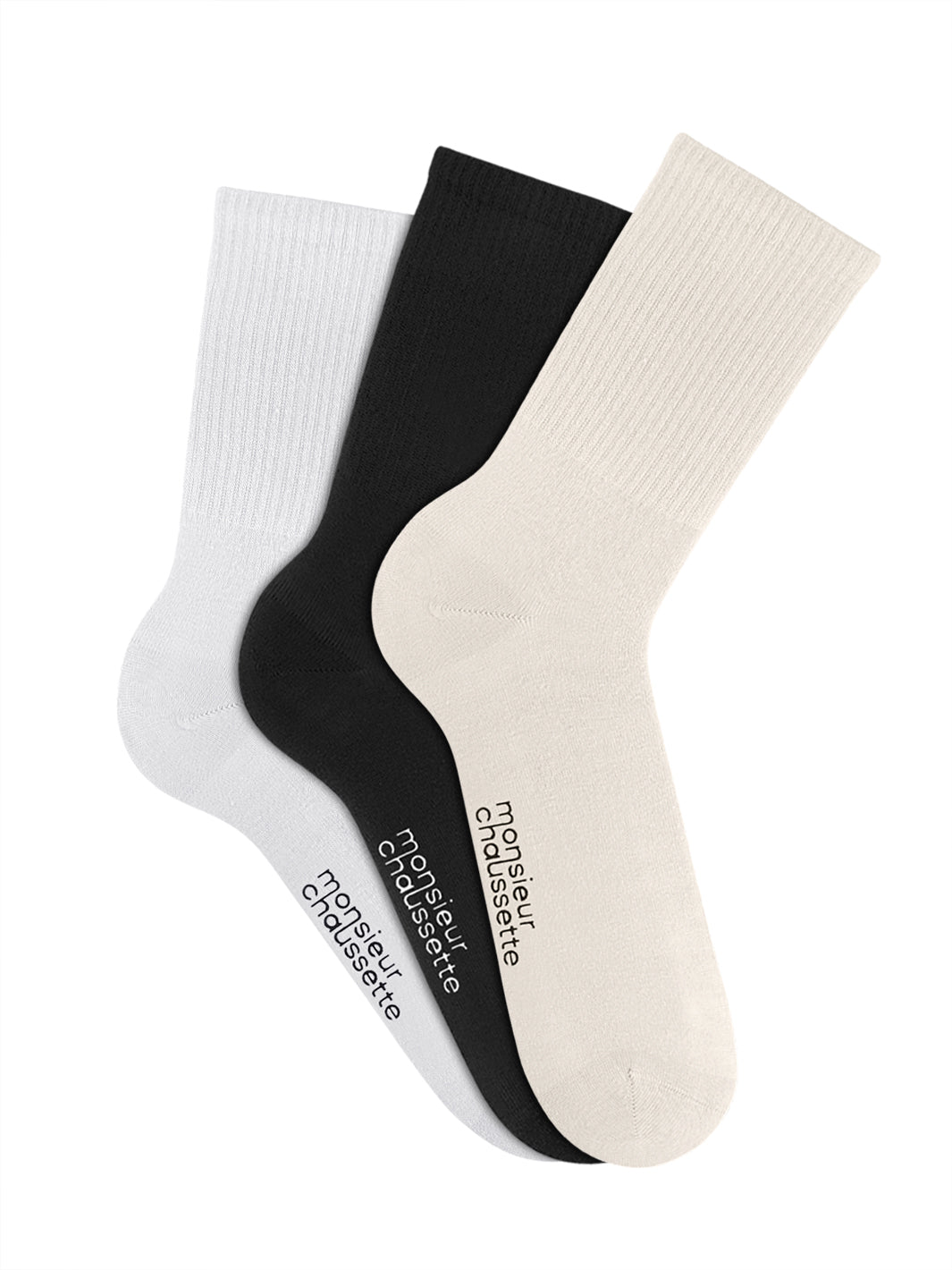 3-PACK UNICOLOR SOCKS